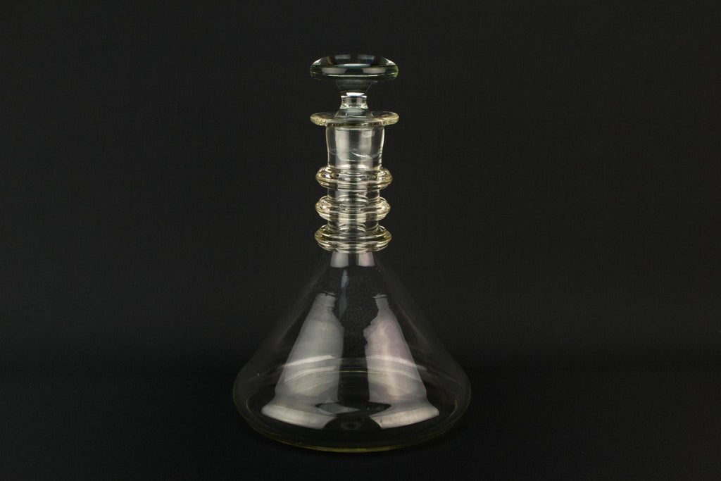 Blown Glass Large Wine Decanter
