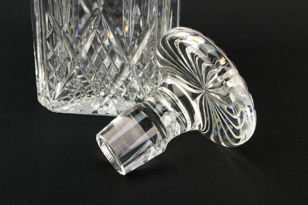 Stuart Cut Glass Medium Square Decanter