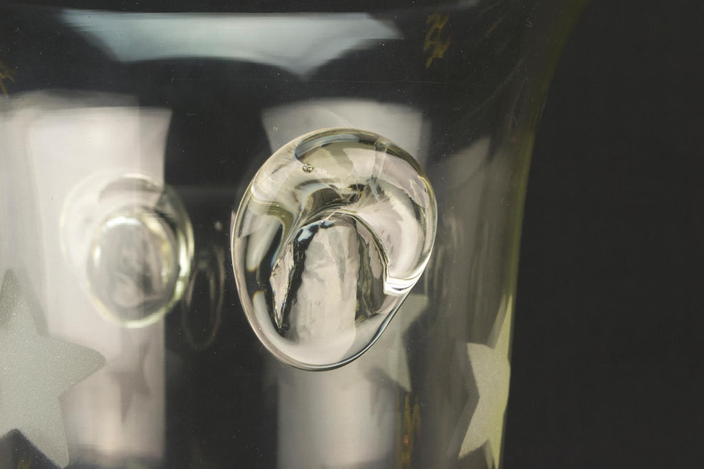 Large Blow Glass Ice Bucket or Wine Cooler