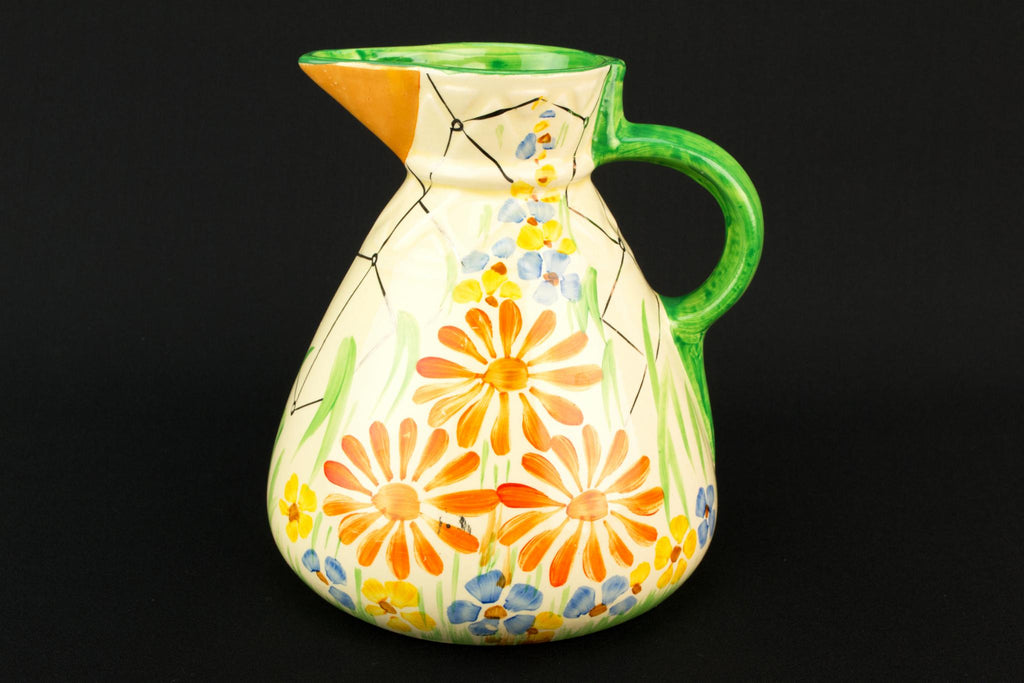 Art Deco Medium Jug, English 1930s