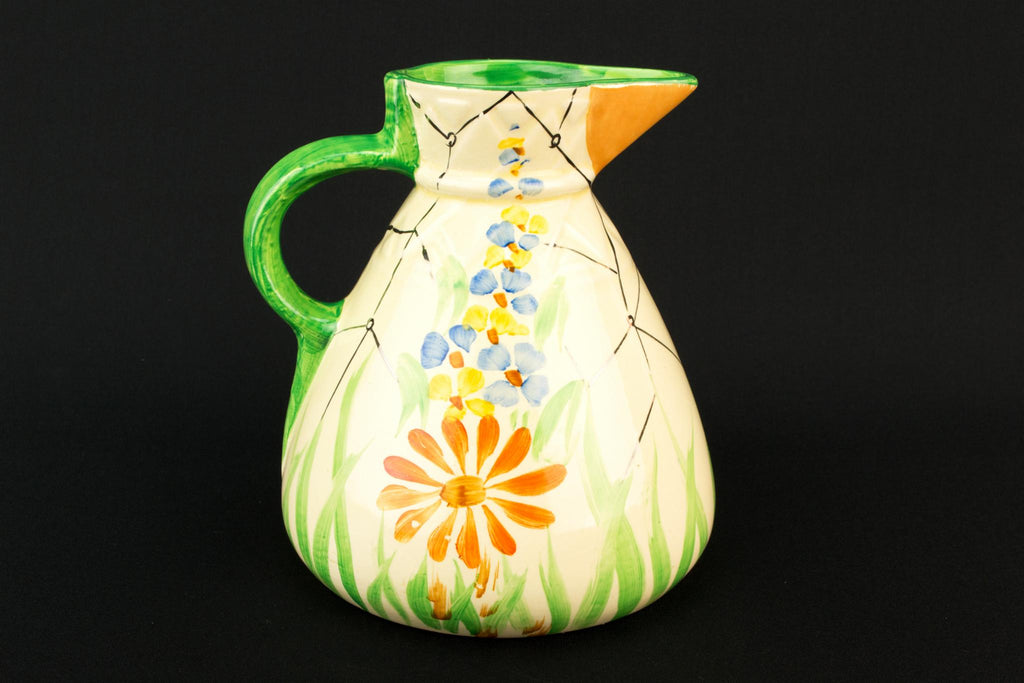 Art Deco Medium Jug, English 1930s