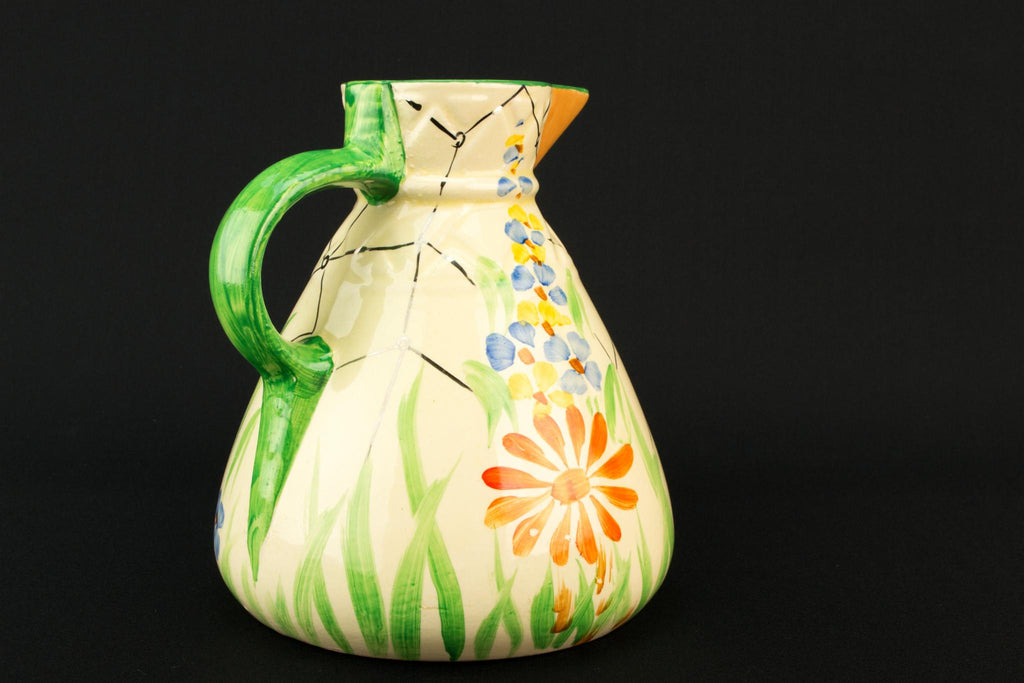 Art Deco Medium Jug, English 1930s