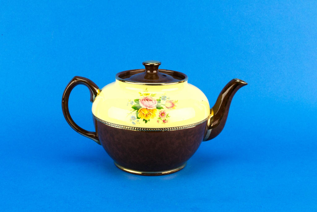 Globular Medium Teapot by Sadler, English 1950s
