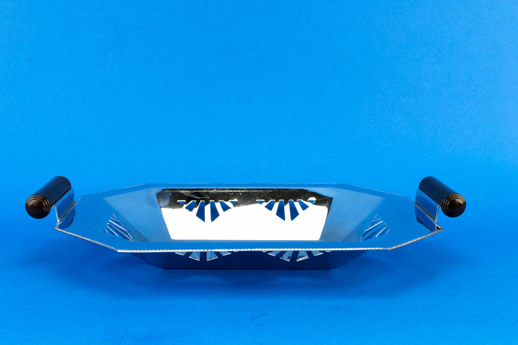 Silver Plated Art Deco Serving Bowl, English 1920s