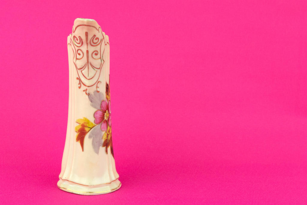 Art Nouveau Porcelain Small Vase, Austrian Circa 1900