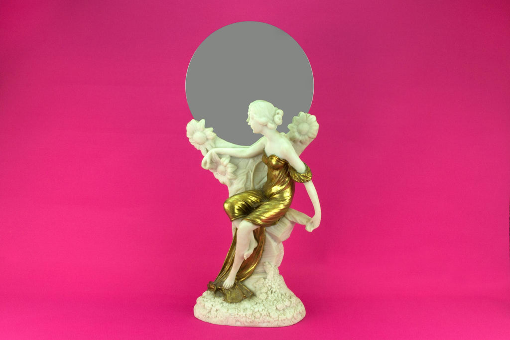 Art Nouveau Style Figural Mirror