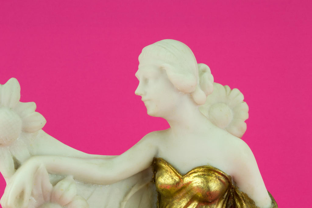 Art Nouveau Style Figural Mirror