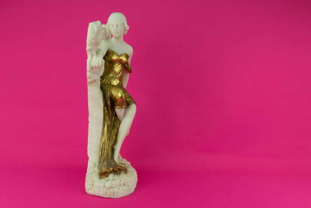 Art Nouveau Style Figural Mirror