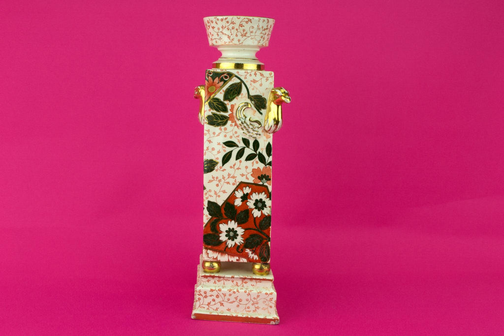 Aesthetic Movement Pillar Vase, English 1890s