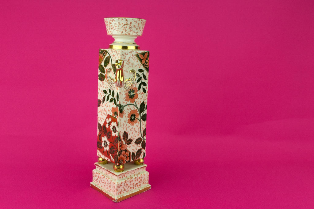 Aesthetic Movement Pillar Vase, English 1890s