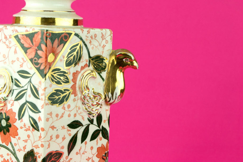 Aesthetic Movement Pillar Vase, English 1890s