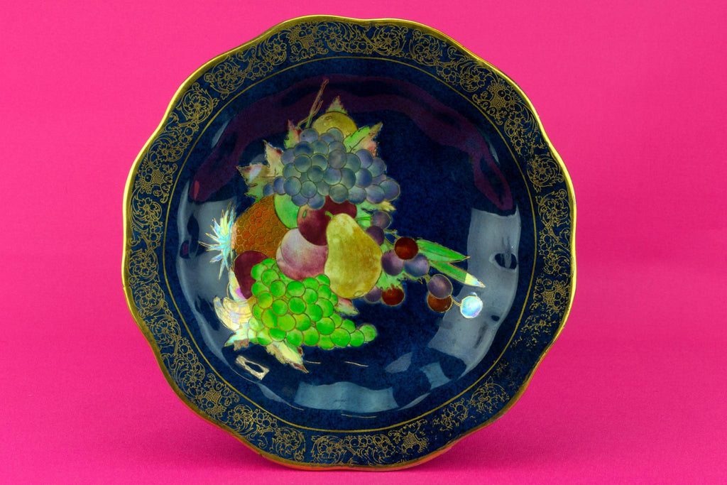Royal Worcester Blue Cake Stand, English 1930s