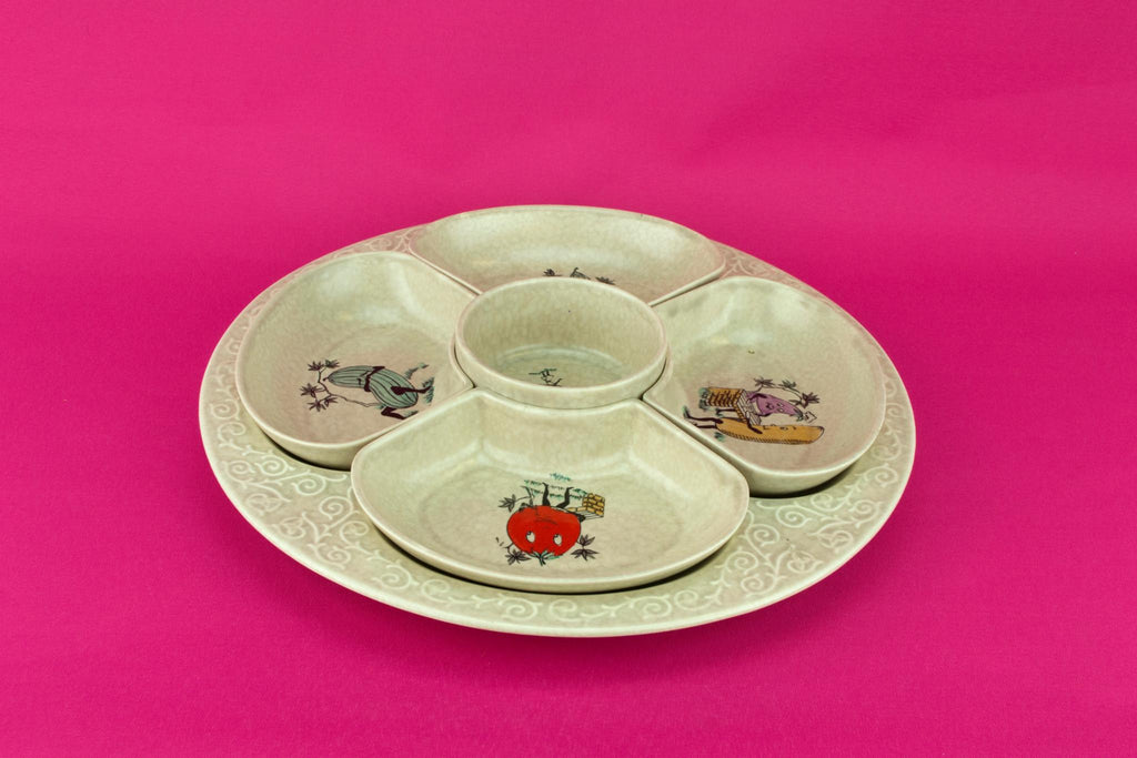 Starters Serving Platter, English Circa 1960