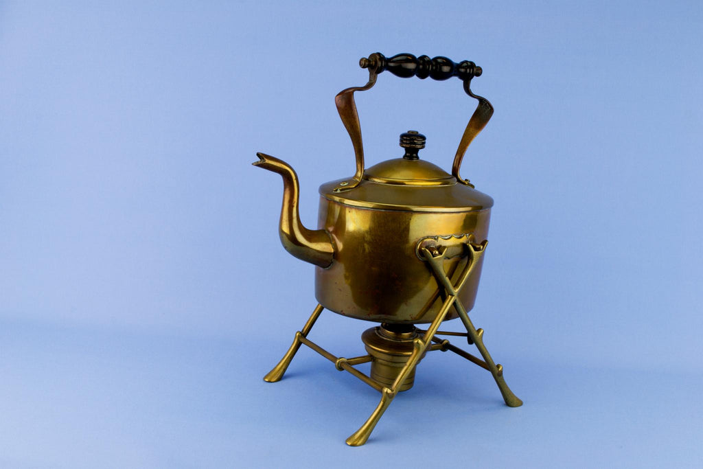 Art Nouveau Kettle on Stand, English Circa 1900