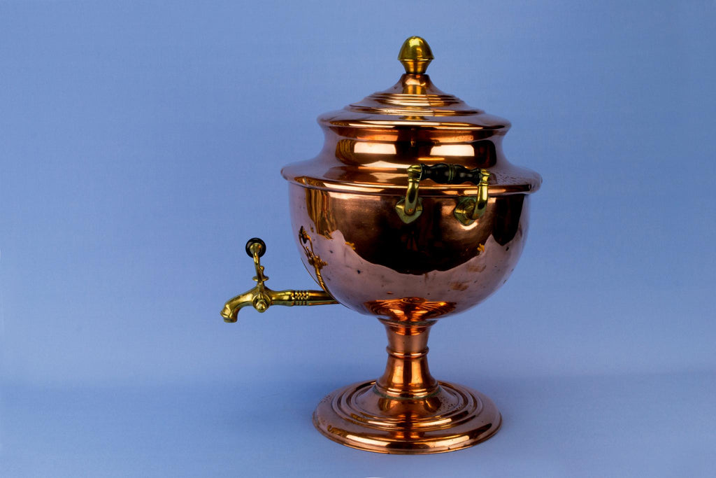 Copper Samovar or Hot Water Urn, English Mid 19th Century