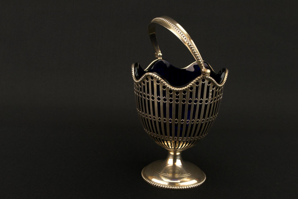 Sterling Silver Medium Sugar Bowl, English 1913