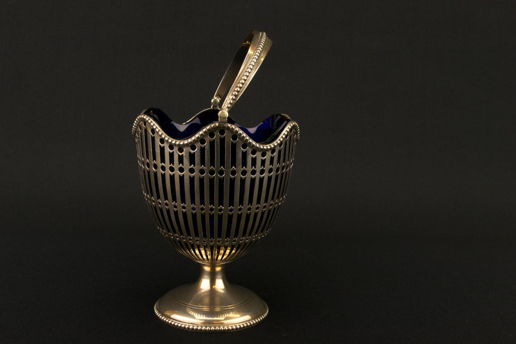 Sterling Silver Medium Sugar Bowl, English 1913