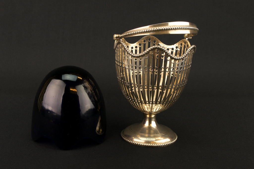 Sterling Silver Medium Sugar Bowl, English 1913