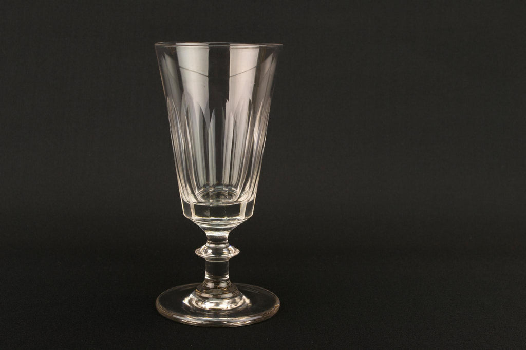 Dessert Wine Cut Glass, English Mid 19th Century