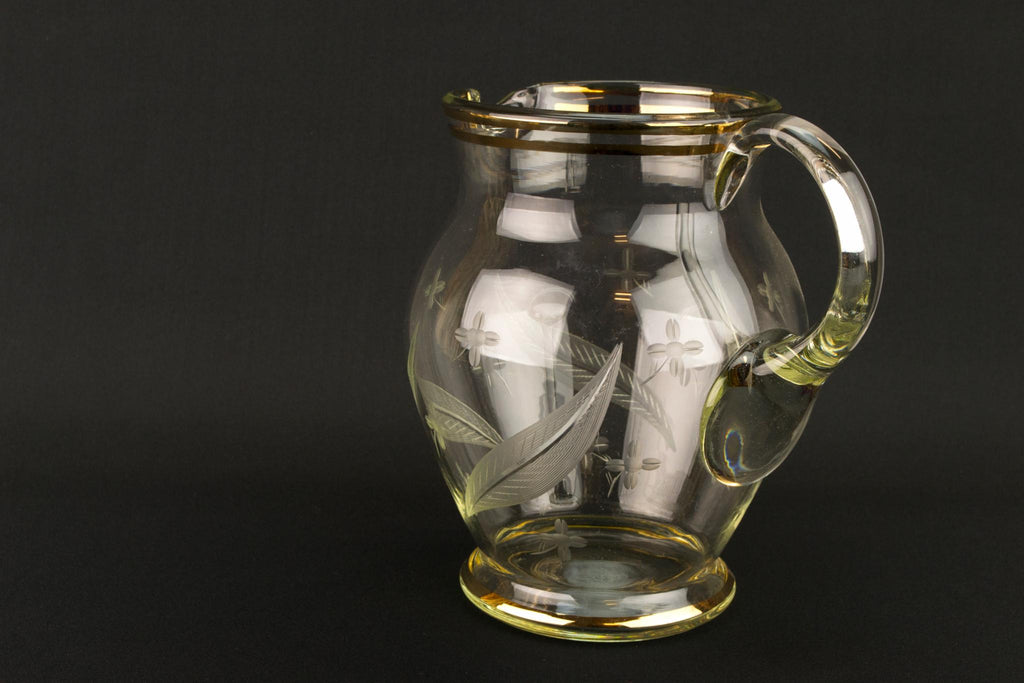 Mid-Century Modern Medium Glass Jug