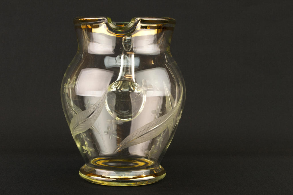 Mid-Century Modern Medium Glass Jug