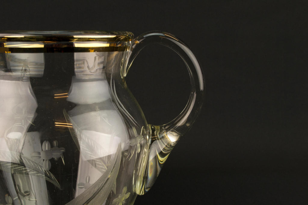 Mid-Century Modern Medium Glass Jug