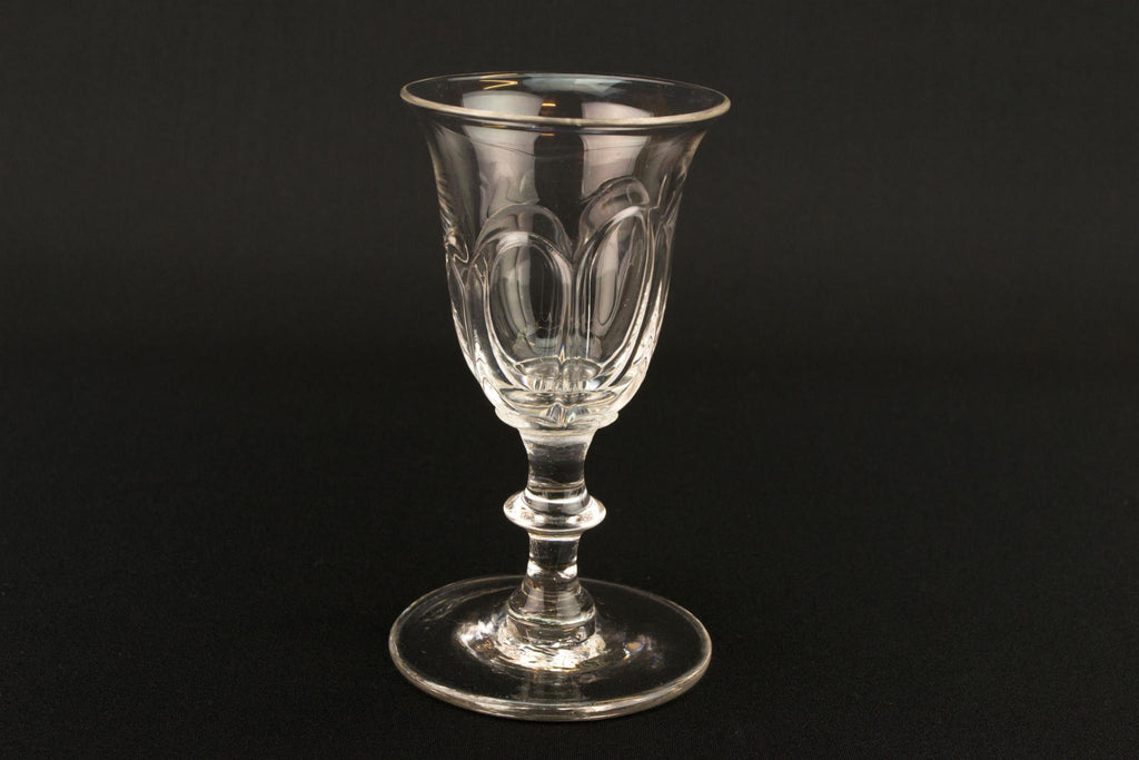 Medium Victorian Port Glass, English Late 19th Century