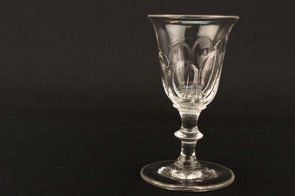 Medium Victorian Port Glass, English Late 19th Century