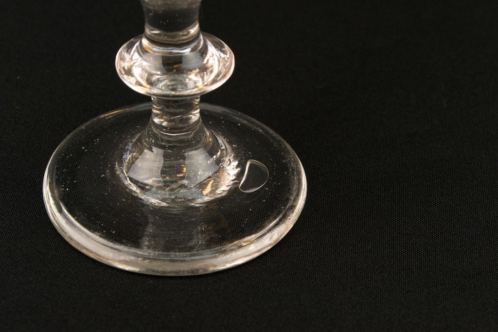 Medium Port or Sherry Wine Glass, English Victorian 19th Century