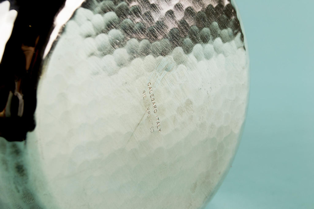 Medium Water Jug Italian Silver Plate