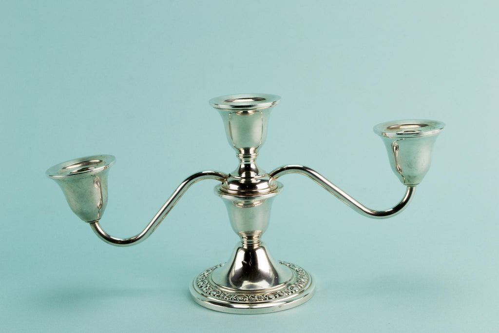 Sterling Silver small American candelabra