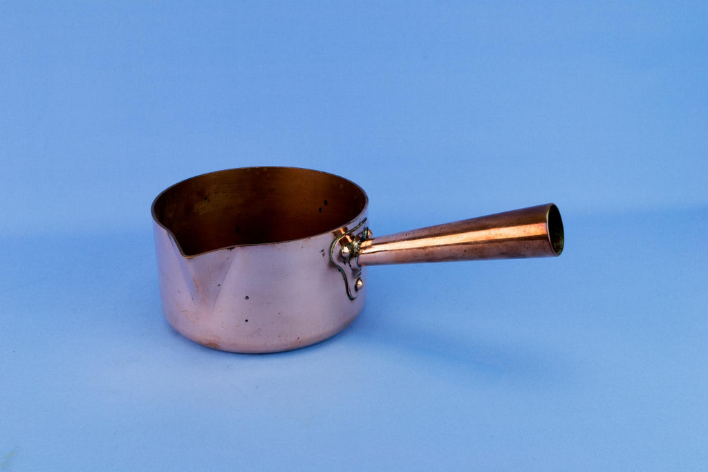 Medium Solid Copper French Cooking Pan