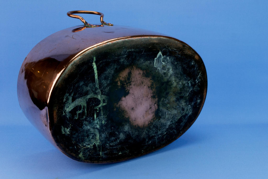Large Copper Cooking Pan, English Early 1900s