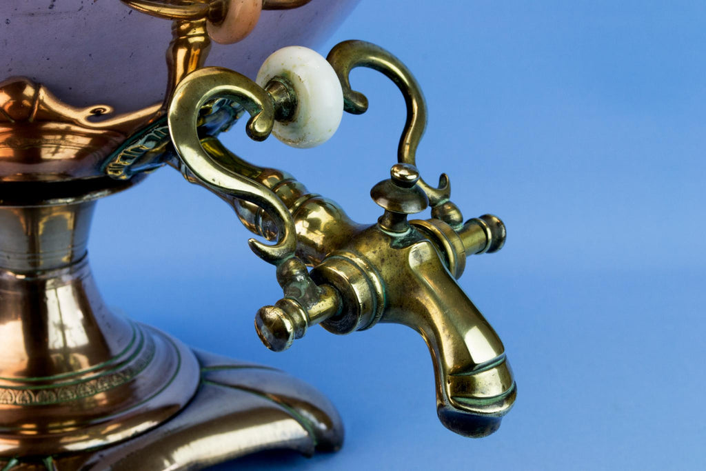 Large Copper Hot Water Urn, English 1830s
