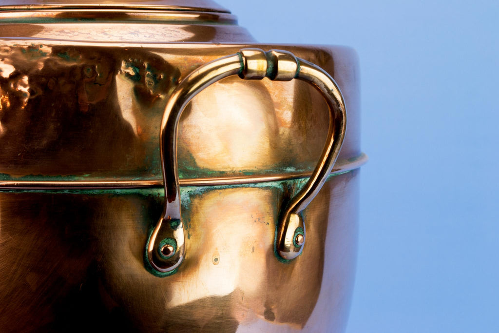 Large Copper Hot Water Urn, English Mid 19th Century