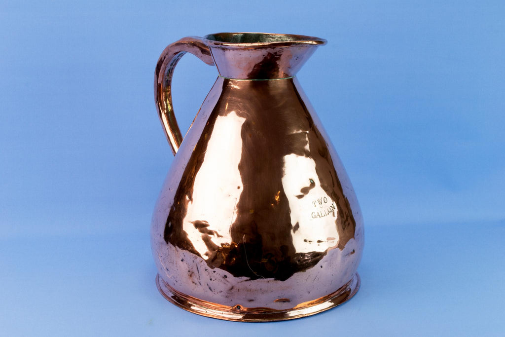 Large Copper Ale Jug, English 19th Century