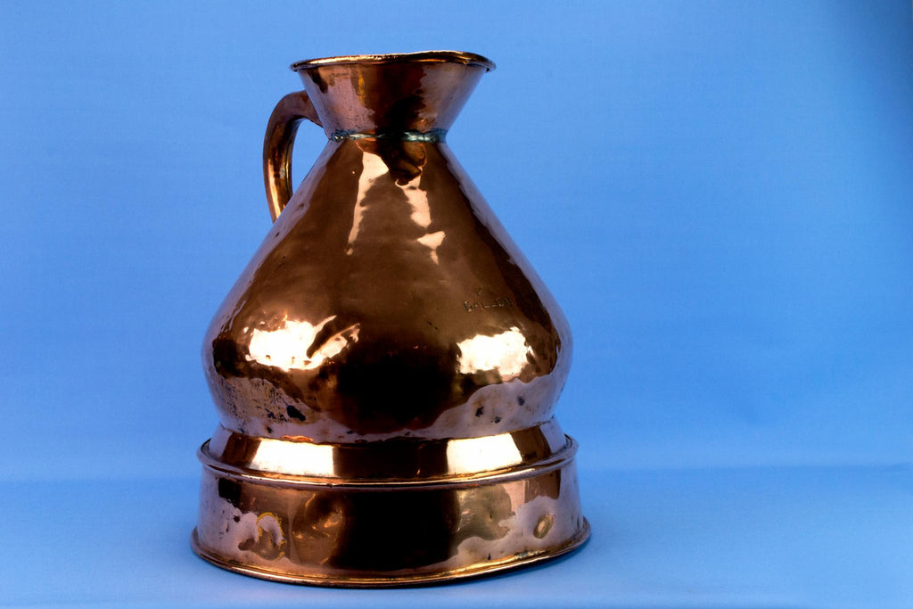 Massive Copper Jug with Tap, English 19th Century