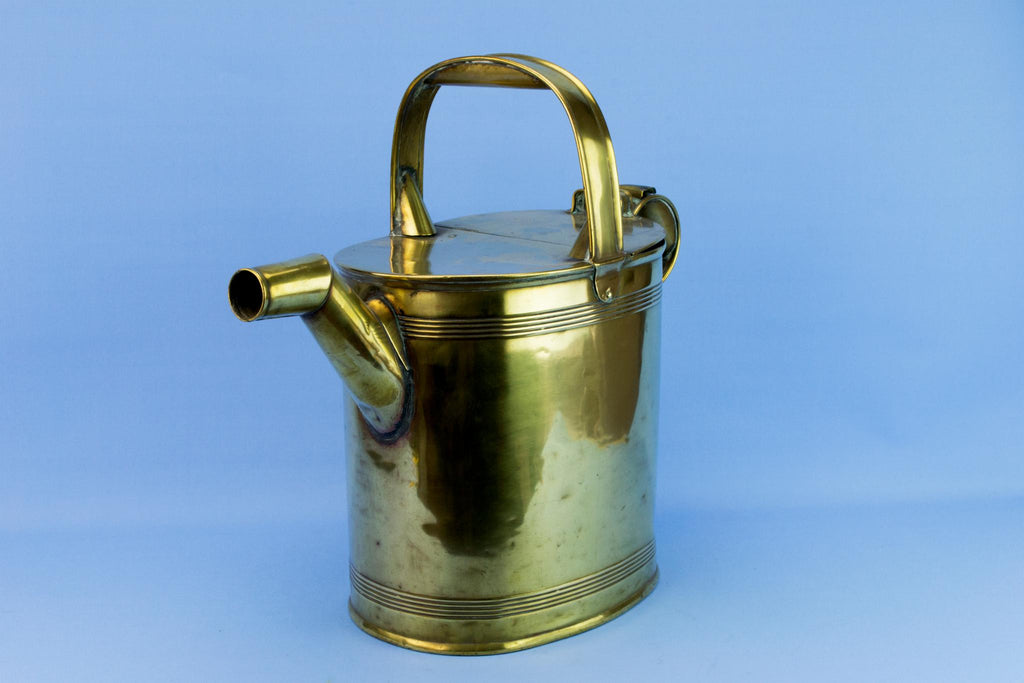 Brass Large Victorian Water Can, English Circa 1900