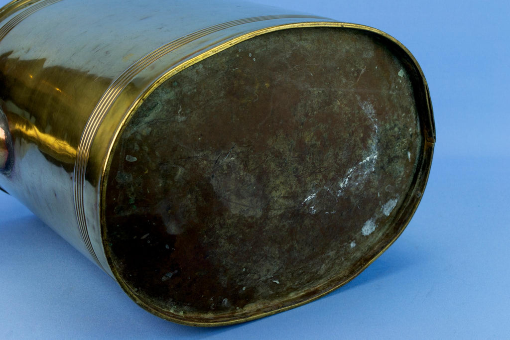 Brass Large Victorian Water Can, English Circa 1900