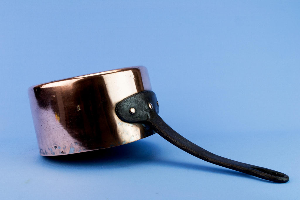 Copper Medium Sauce Pan, English Early 1900s