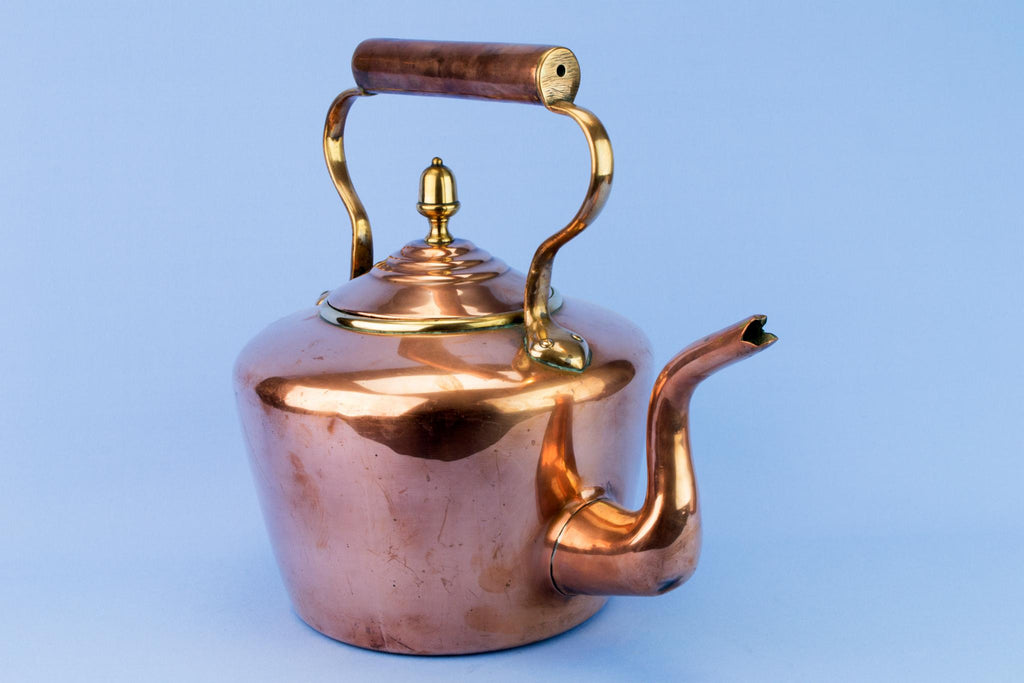 Victorian Large Kettle, English Late 19th Century