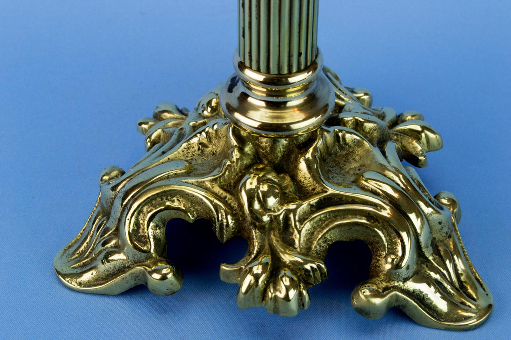 Large Victorian Oil Lamp, English Circa 1900