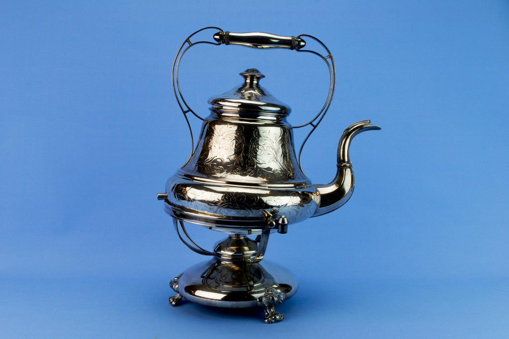 Arts & Crafts Large Kettle on Stand, English 19th Century