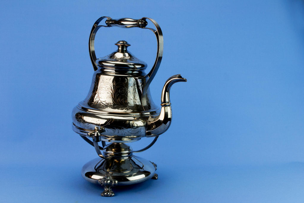 Arts & Crafts Large Kettle on Stand, English 19th Century