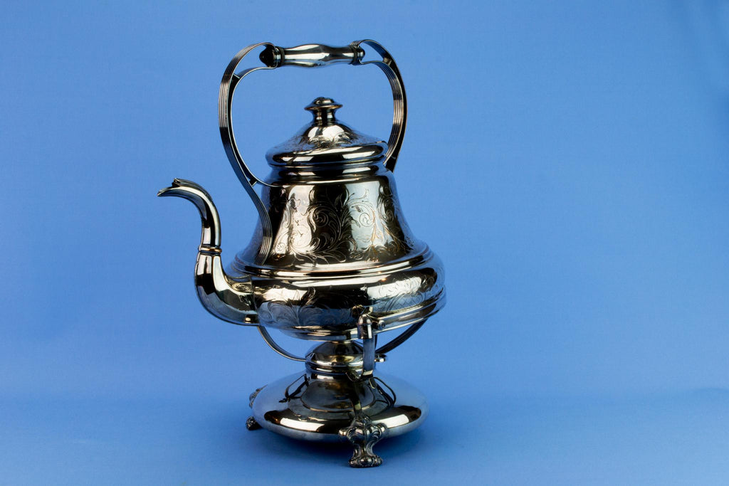Arts & Crafts Large Kettle on Stand, English 19th Century
