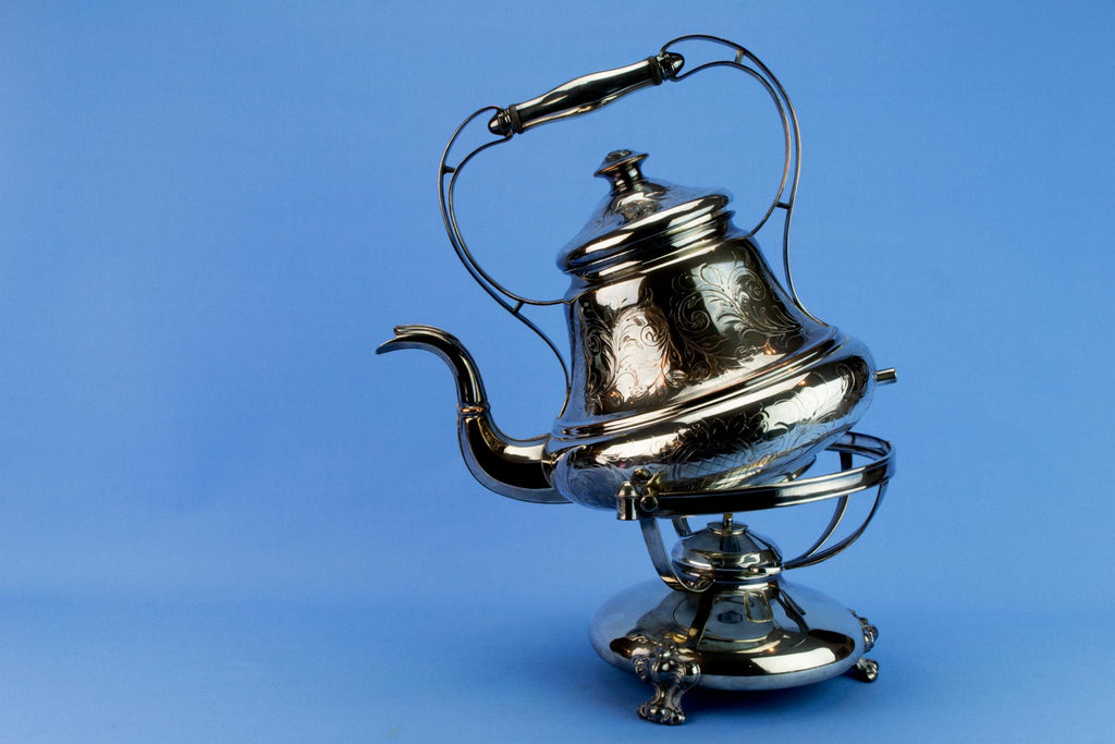 Arts & Crafts Large Kettle on Stand, English 19th Century
