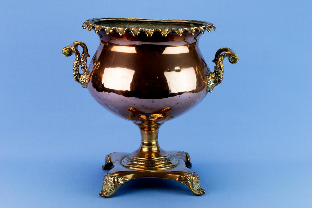 Large Copper Neo-Classical Planter, English 1830s