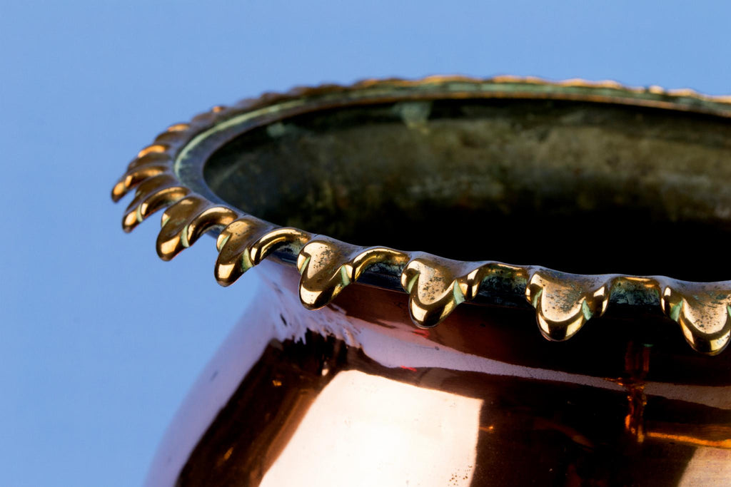 Large Copper Neo-Classical Planter, English 1830s