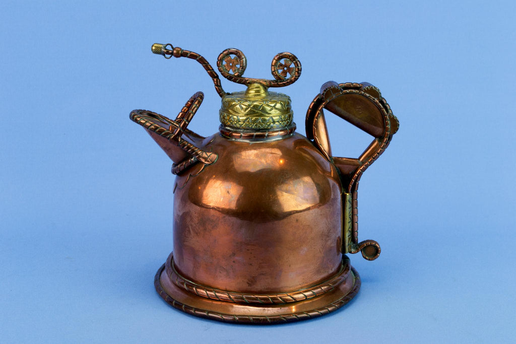 Small Arts & Crafts Copper Kettle, English Late 19th Century