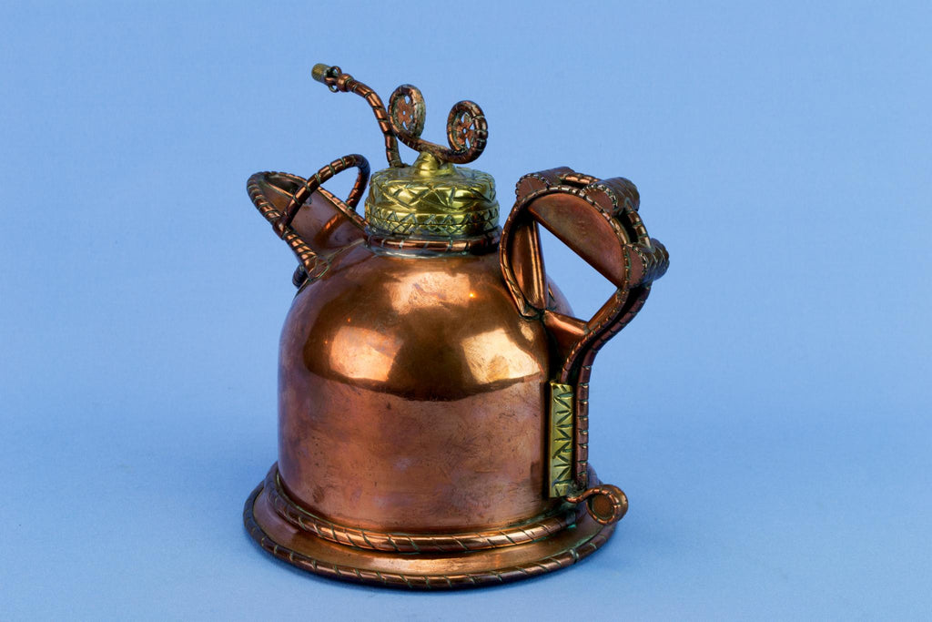 Small Arts & Crafts Copper Kettle, English Late 19th Century
